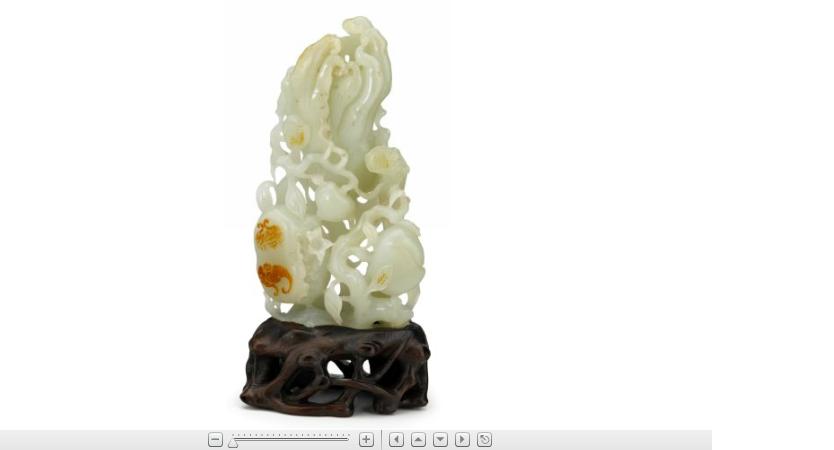 Appraisal: Chinese white jade citrus grouping th th century