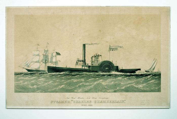 Appraisal: NEW YORK HARBOR TOW BOAT COMPANY'S STEAMER quot CHARLES CHAMBERLAIN