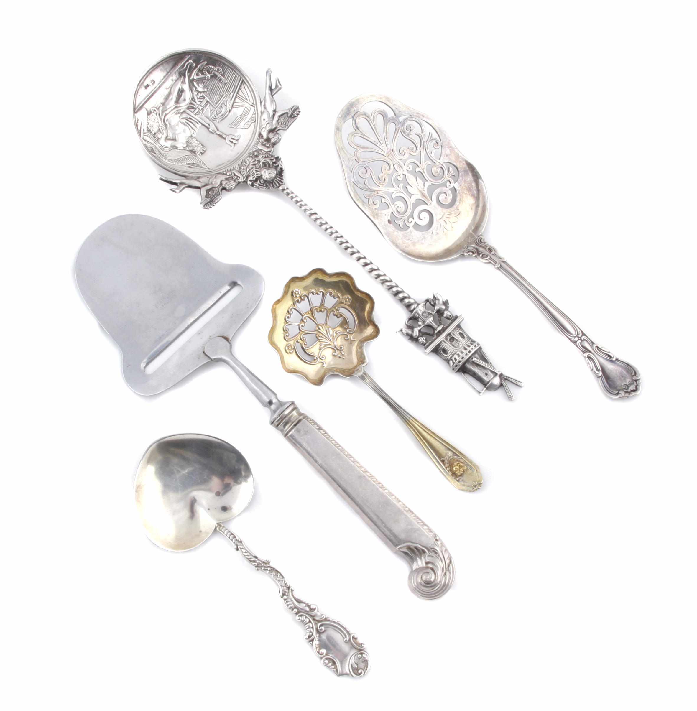 Appraisal: An assembled groupof American Canadian Continental and English silver flatware