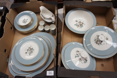 Appraisal: Two tray lots of dinner ware from the Royal Doulton