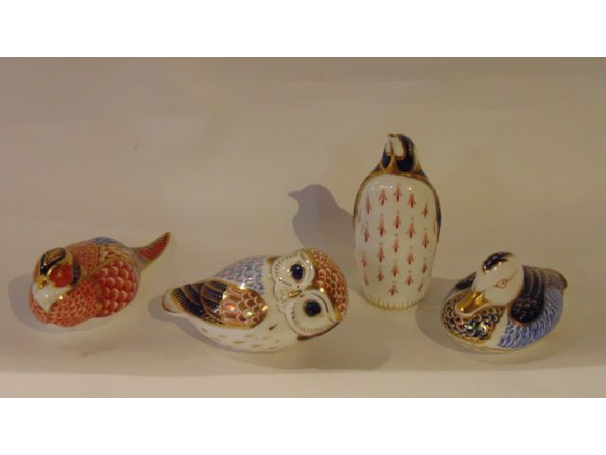 Appraisal: A collection of four Royal Crown Derby Imari pattern paperweights