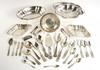 Appraisal: SILVER LOT - Sixty-nine piece lot of miscellaneous sterling hollowware