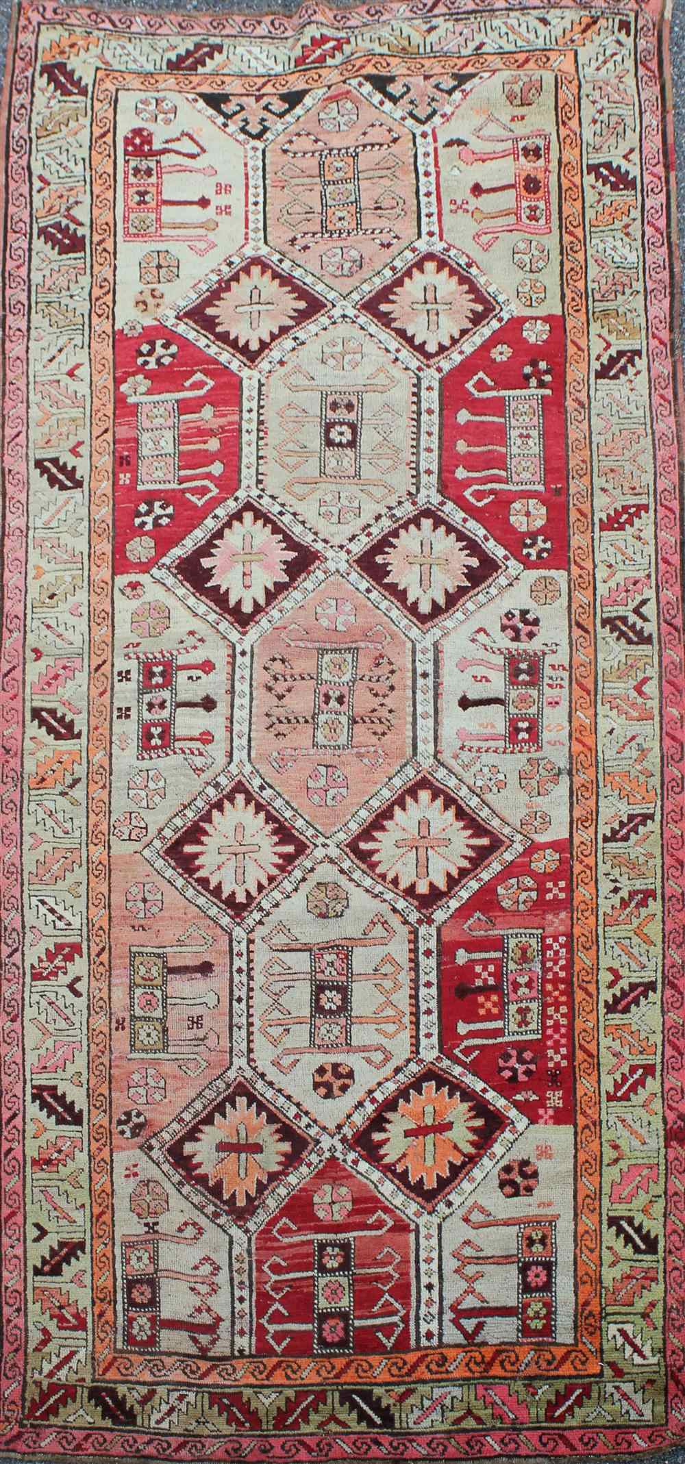 Appraisal: OUSHAK RUG approx ' x ' retail tag Provenance From