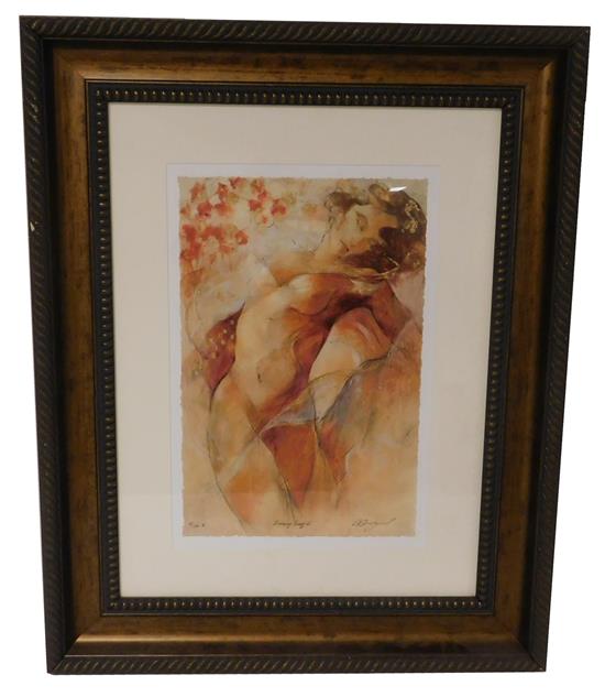 Appraisal: Gary Benfield British b Evening Song II colored seriolithograph on