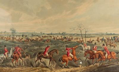 Appraisal: Frederick Christian Lewis after Henry Alken The Quorn Hunt plates