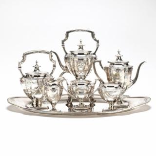 Appraisal: Reed Barton Duquesne Sterling Silver Tea Coffee Service seven pieces