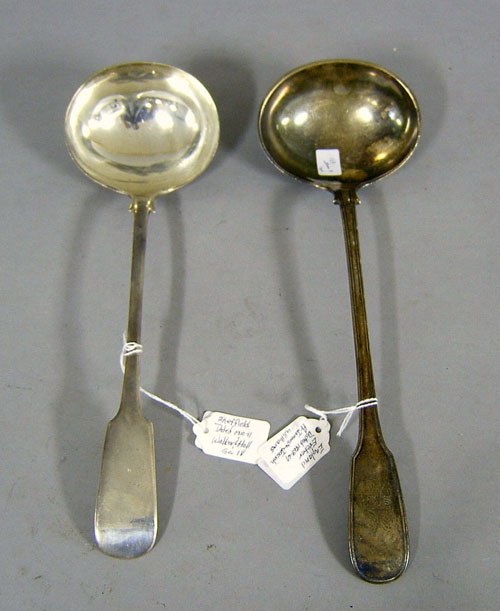 Appraisal: English silver flatware and serving utensils th th c