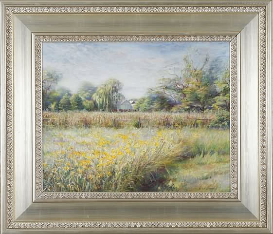 Appraisal: A Summer Day- Bucks County oil on canvas x SLR