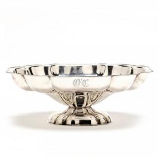 Appraisal: A Large Sterling Silver Pedestal Center Bowl by Mueck-Carey Co