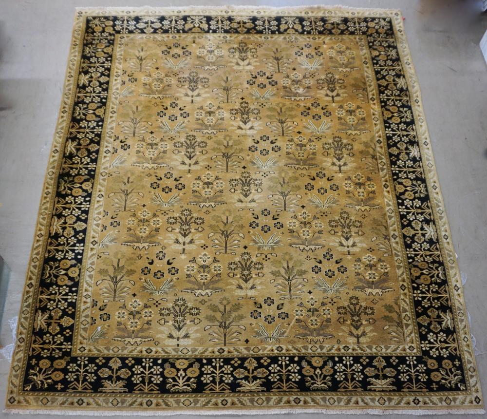 Appraisal: INDO-TABRIZ RUG FT IN X FT INIndo-Tabriz Rug Dimensions ft