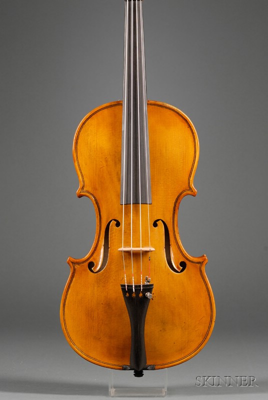 Appraisal: Modern Violin labeled GIORGIO CORSINI length of two-piece back in