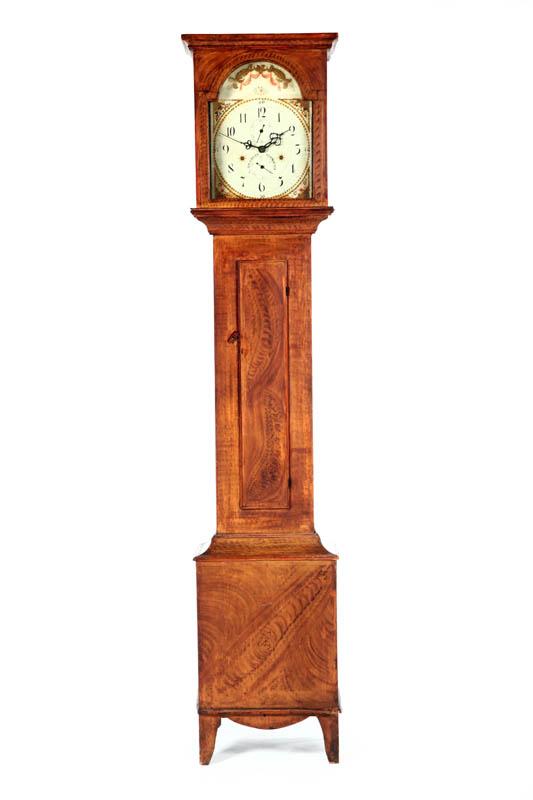 Appraisal: DECORATED TALL CASE CLOCK New England st quarter- th century