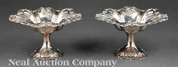 Appraisal: A Pair of Reed Barton Francis I Sterling Silver Compotes