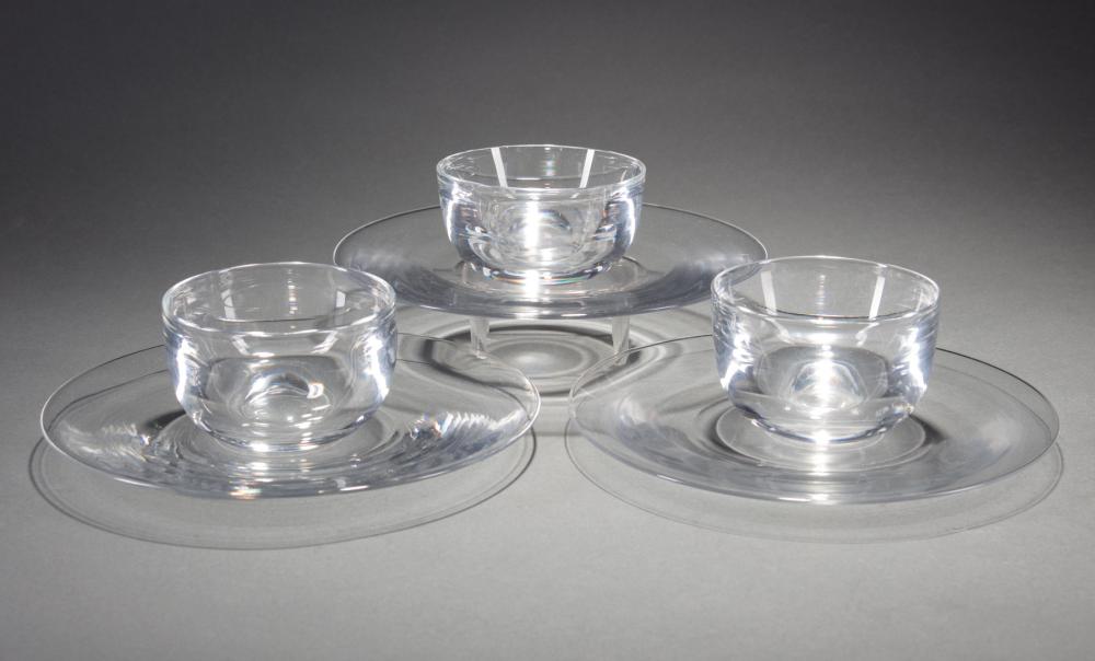 Appraisal: Twelve Steuben Glass Finger Bowls and Underplates designed by Frederick