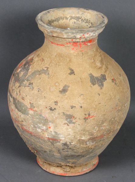 Appraisal: Han Dynasty B C - A D earthenware vessel with