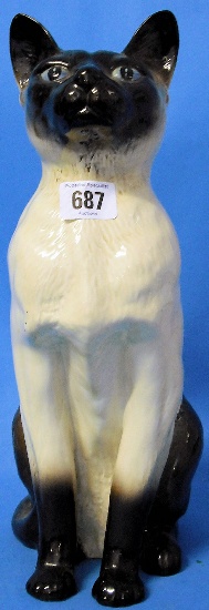 Appraisal: Beswick Fireside Siamese Cat height cm