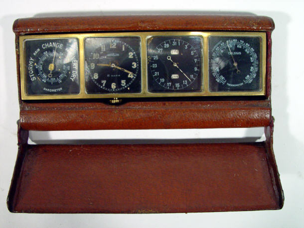 Appraisal: World War II military officer's desk stand the four dials