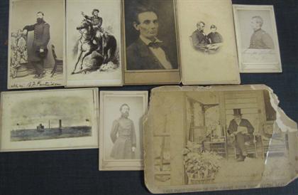 Appraisal: pieces American Civil War - Primarily Carte-de-Visite Military portraits Includes