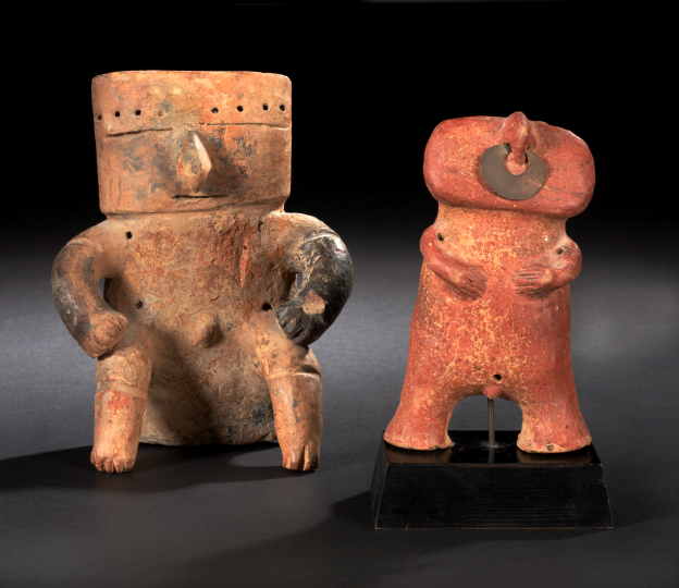 Appraisal: Two Quimbaya Culture Figures Middle Cauca Region Colombia ca A