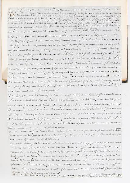 Appraisal: COOPER JAMES FENIMORE - BOUND WITH A HOLOGRAPH MANUSCRIPT LEAF