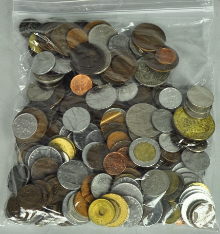 Appraisal: Bag of Modern Foreign CoinsMostly from Europe