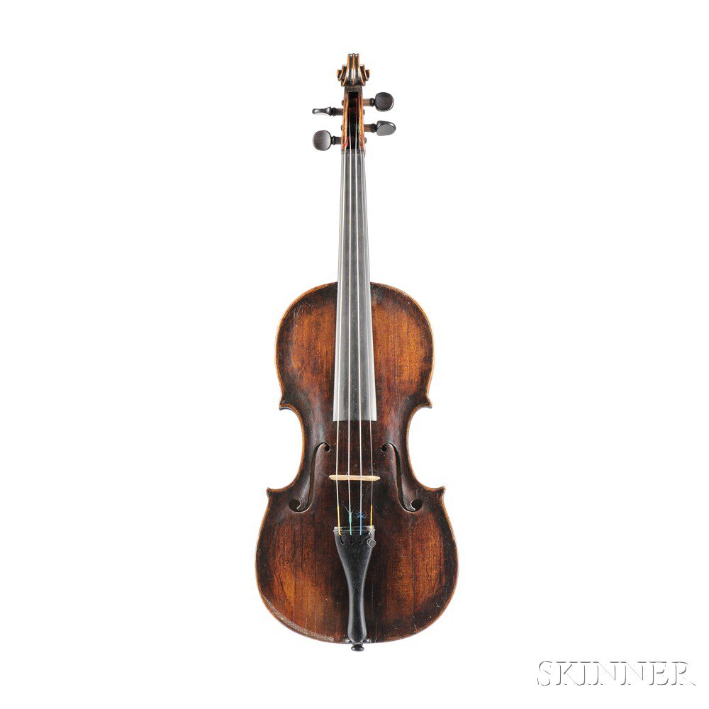 Appraisal: Austrian Violin Attributed to Johann Stohr Salzburg labeled JOHANN STOHR