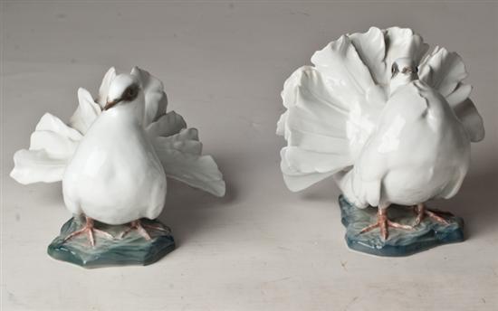 Appraisal: Pair of Rosenthal Doves high