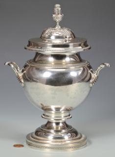 Appraisal: Kinsey Coin Silver Sugar Urn KY OH Coin silver sugar