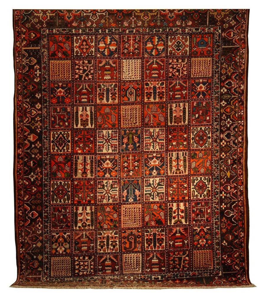 Appraisal: ORIENTAL RUG BAKTIARI IN GARDEN DESIGN ' x ' Seven