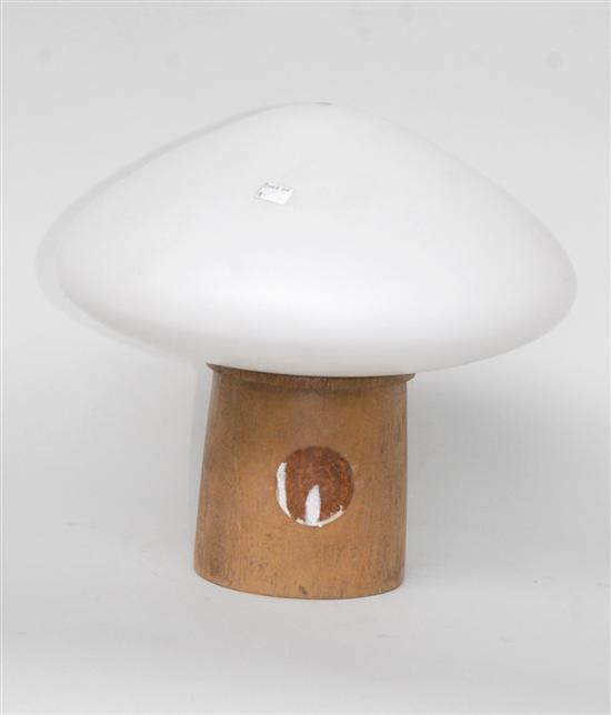 Appraisal: MODERN MUSHROOM LAMP