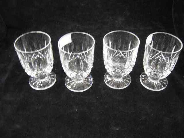 Appraisal: Waterford Crystal ''Lismore'' Juice Glasses '' signed excellent