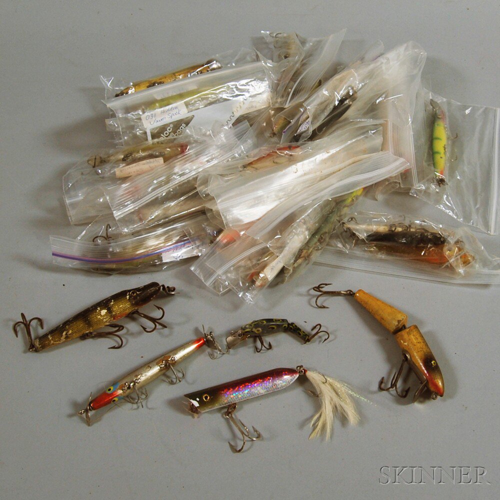 Appraisal: Thirty Mostly Vintage Fishing Lures including a Creek Chub Pike