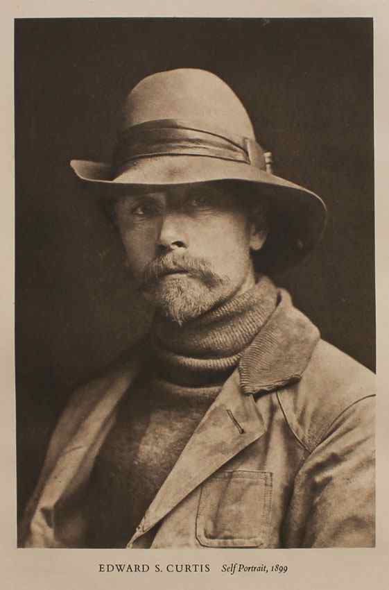 Appraisal: CURTIS Edward American - ''Self Portrait '' Photogravure '' x