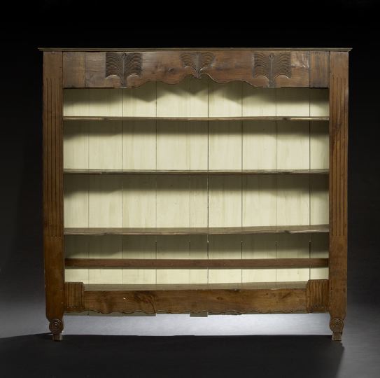 Appraisal: French Provincial Fruitwood Shelf late th century and later the