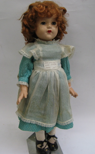 Appraisal: EFFANBEE ANNE SHIRLEY COMPOSITION CHARACTER CHILD DOLL in Red curly