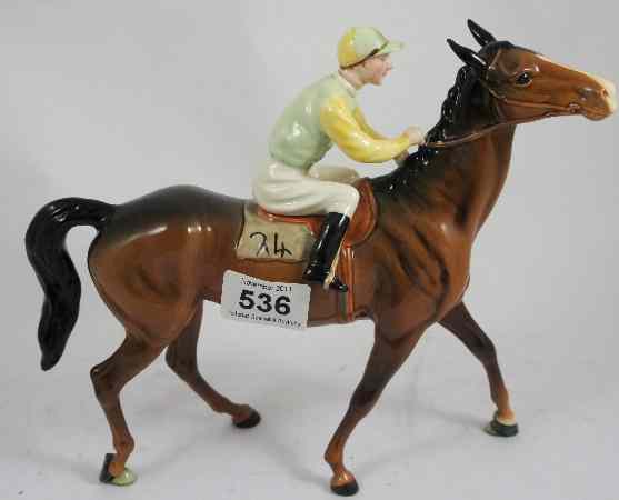 Appraisal: Beswick Jockey on Walking Horse in colourway