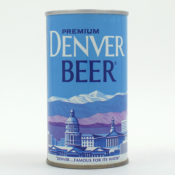 Appraisal: Denver Beer PREMIUM Pull Tab CCC - LIGHT BLUEReference USBC