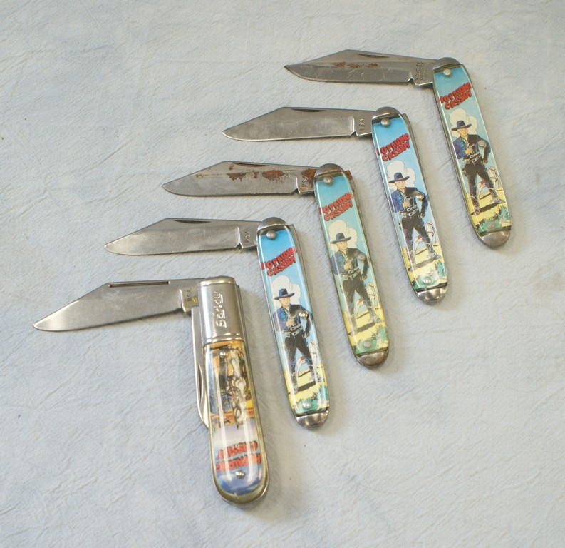 Appraisal: Hopalong Cassidy pocket knives one marked Novelty Cutlery Ireland marked