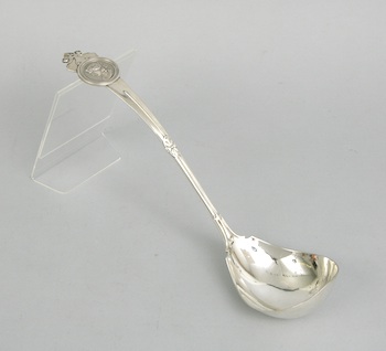 Appraisal: A Gorham Medallion Pattern Ladle American Late th Century An