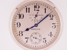 Appraisal: Hamilton S Model sterling silver case with up down indicator