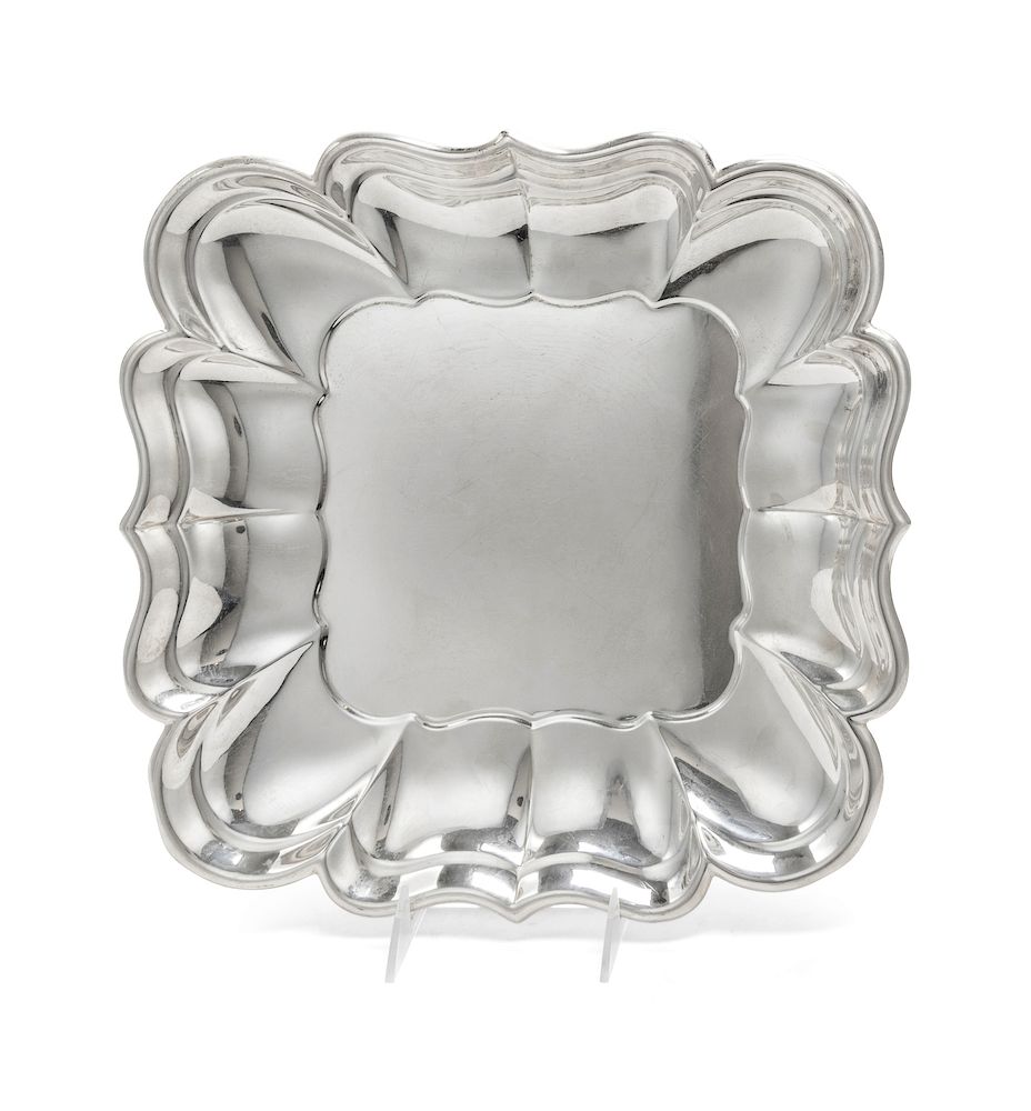 Appraisal: A Silver Serving Dish monogrammed C P H to th