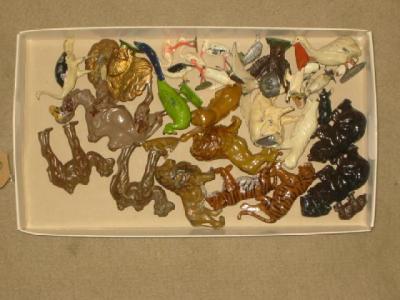 Appraisal: Approximately twenty nine Britains and other metal zoo animals and