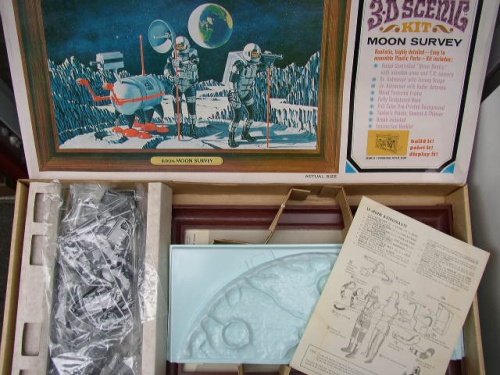 Appraisal: Moon Survey An Eldon -D scenic kit of two astronauts