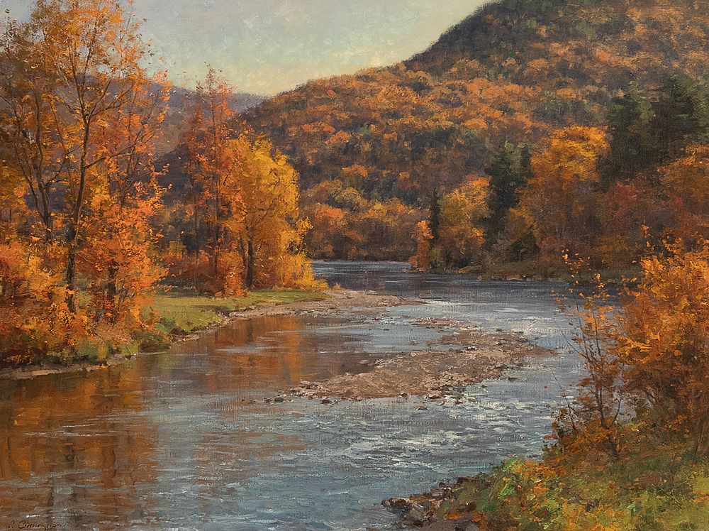 Appraisal: Clyde Aspevig The Deerfield River Clyde Aspevig b The Deerfield