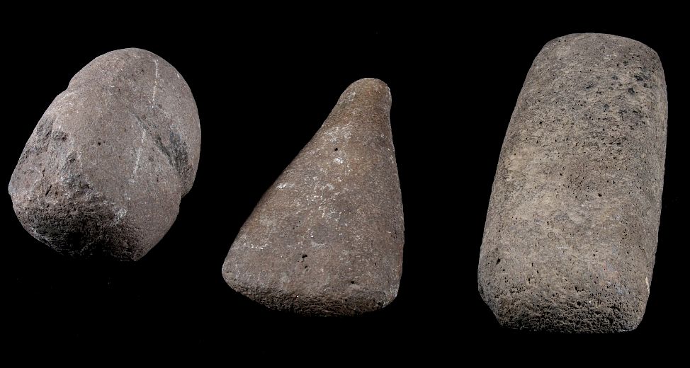 Appraisal: Ancient Native American Stone Tool Heads Included in this lot