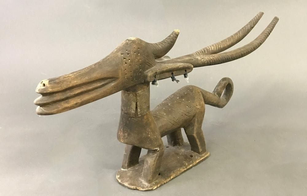 Appraisal: Bambara Chiwara Headdress Bambara Chiwara antelope headdress Mali l