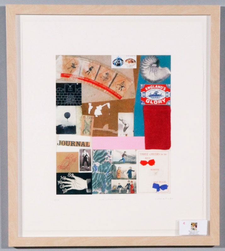 Appraisal: - Blake Red White and Blue Silkscreen Peter Blake Red