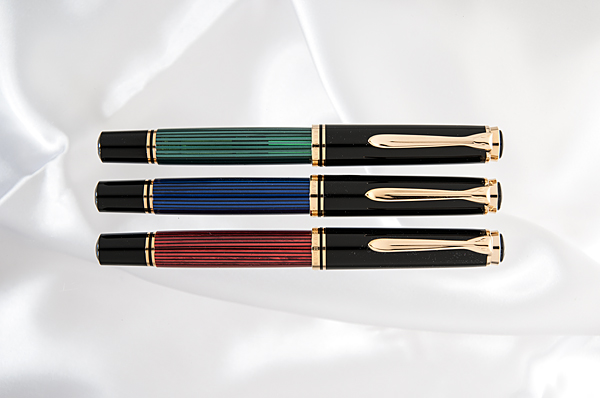 Appraisal: Pelikan M Sovereign Special Edition Series fountain pens The set