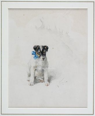 Appraisal: Arthur Wardle - Salus a favourite Jack Russell Signed and