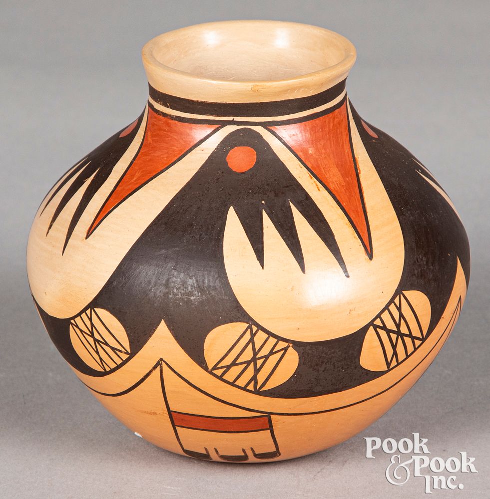 Appraisal: Reva Ami Nampeyo Hopi Indian pottery jar Reva Ami Nampeyo